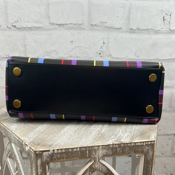 Fossil Sydney Tote Black Stripe - Picture 7 of 10